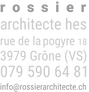 rossier architecte hes/sia - Gr&ocirc;ne (Valais)